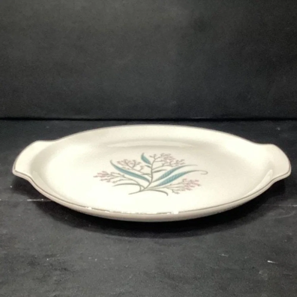 Alliance China Regal Handled Serving‎ Tray, Vintage Hand Decorated Floral Design